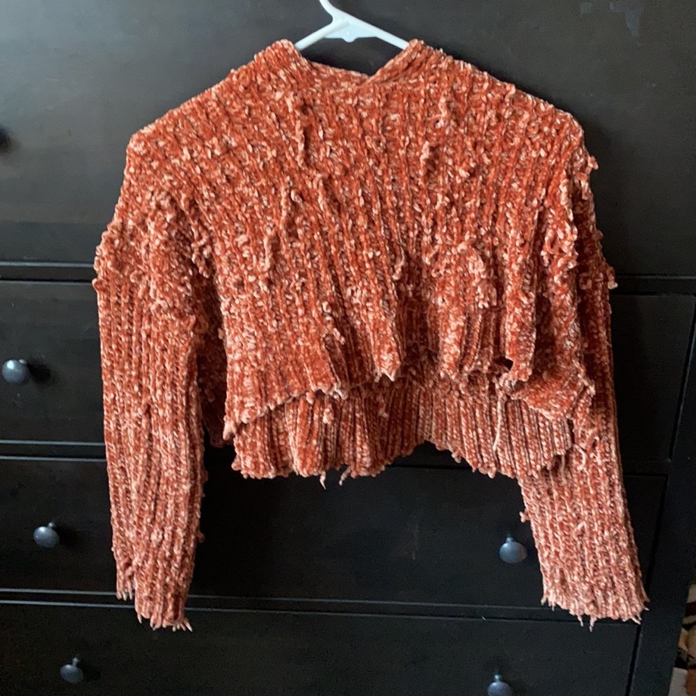 Fleece crop top